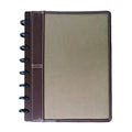 Quaderno anelli in pelle personalizzato